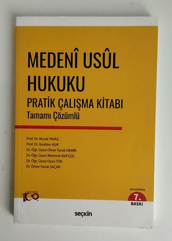 Medeni Usul Hukuku Pratik Çalışma Kitabı