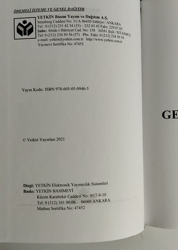 Beden Borçlar Hukuku Genel Hükümler Kitabı