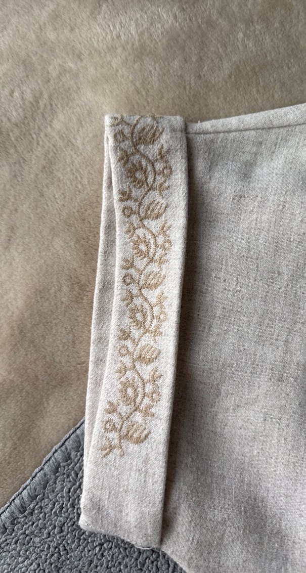 Bej Kemerli Uzun Kadın Tulum - Görsel 3