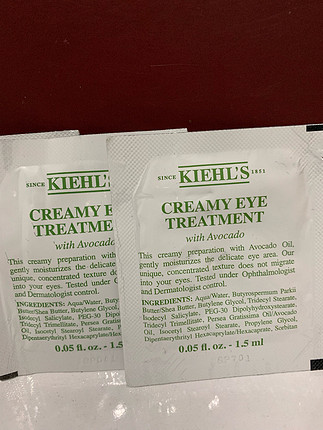 Kiehls avokado goz kremi