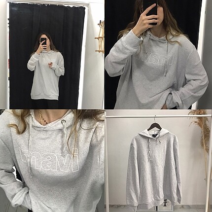 Unisex Mavi Sweatshirt