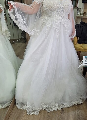 Büyük beden gelinlik - Görsel 2