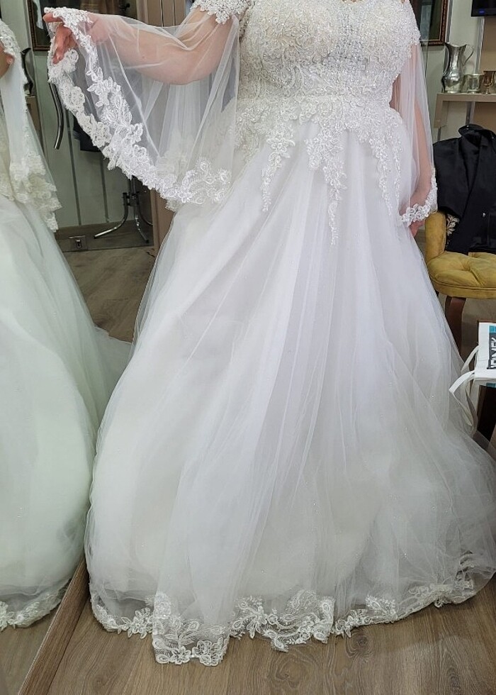 Büyük beden gelinlik - Görsel 2