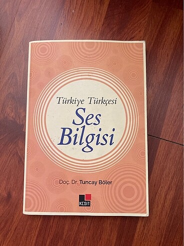 Türkiye türkçesi ses bilgisi Tuncay Böler