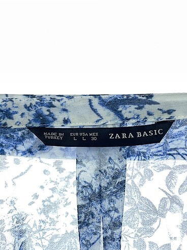 l Beden mavi Renk Zara Gömlek %70 İndirimli.
