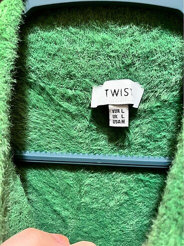 Twist twist yeşil kazak