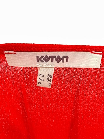 36 Beden turuncu Renk Koton Kısa Elbise %70 İndirimli.