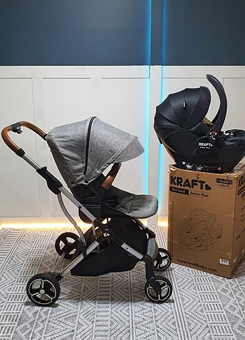 Kraft Çift yönlü bebek arabası pusetli time lima tokyo nepal