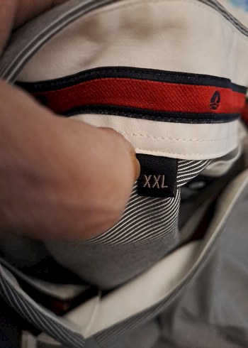 Gri Uzun Kollu Düğmeli Erkek Gömlek - Görsel 3