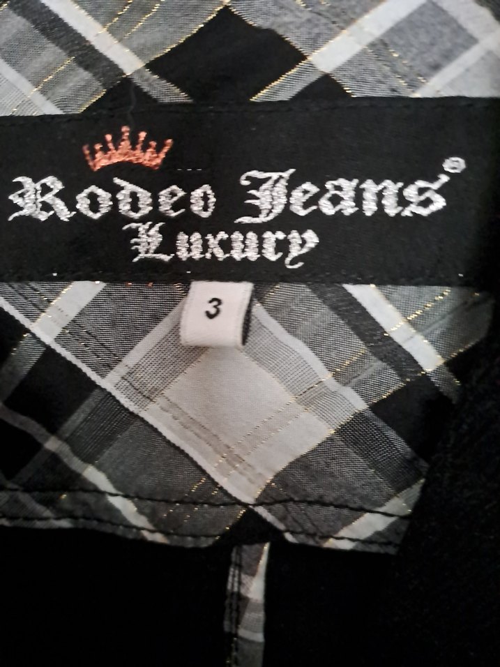 Siyah Nakışlı  Kadın Blazer Ceket - Görsel 4