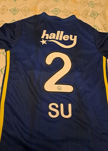 Kadın V Yaka Mavi Spor Forması - Görsel 3