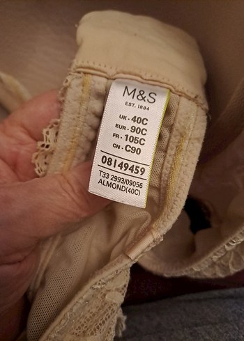 Bej Bohem Tarzı Dantelli Sütyen - Görsel 5