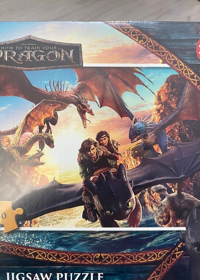 Ejderhanı nasıl eğitirsin puzzle (nemo lego hediyeli) - Görsel 5