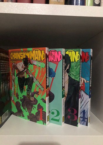 Chainsaw Man Manga Seti 1-4 Cilt
