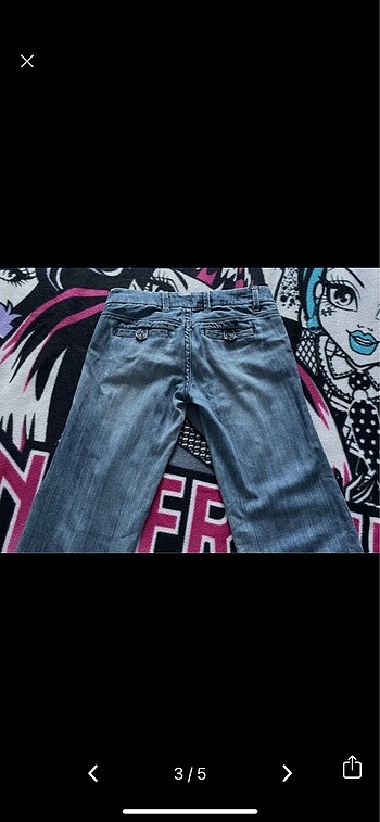 American Vintage vintage ispanyol paça pantolon