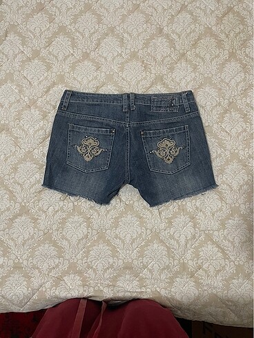 mini kot şort vintage
