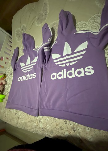 Mor Adidas Kapüşonlu sevgili Takımı