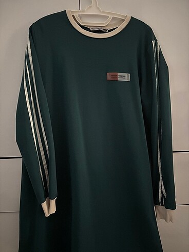Yeşil uzun tunik