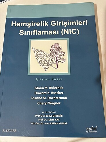 Hemşirelik girişimleri sınıflaması kitabı NIC