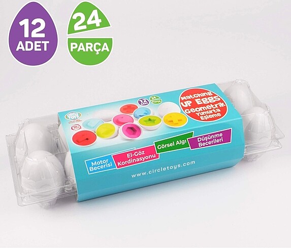 Circle 12 li geometrik yumurta eşleme