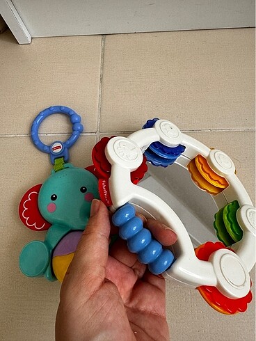 Fisher Price Fisher price renklı tef ve fil