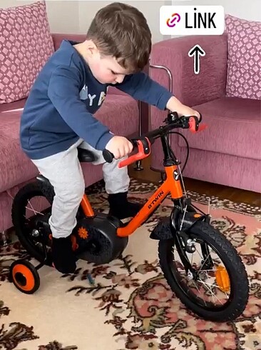  BTWIN Discover 100 16 inç 4-6 yaş bisiklet