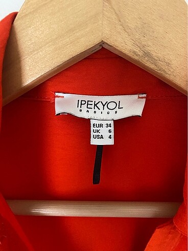 34 Beden İpekyol Gömlek Elbise