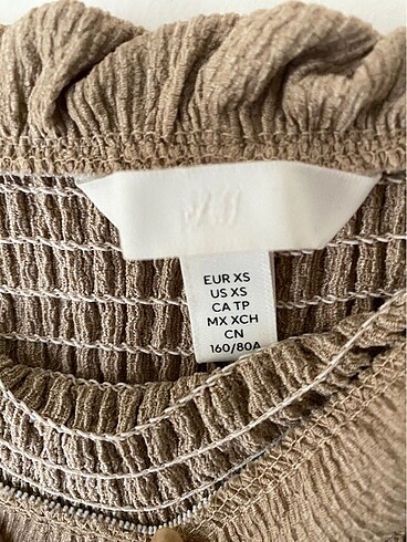 H&M Bej Uzun elbise H&M