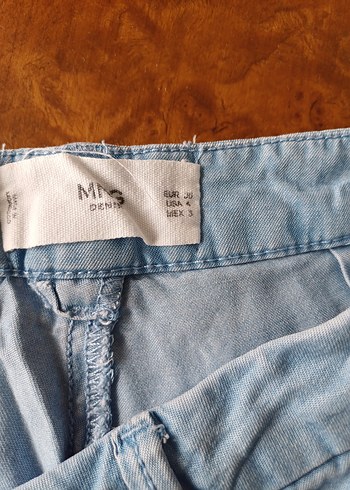 s Beden mavi Renk Mavi Pastel Kadın Denim Pantolon