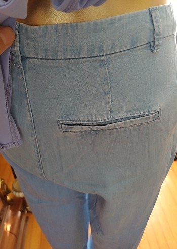 s Beden Mavi Pastel Kadın Denim Pantolon