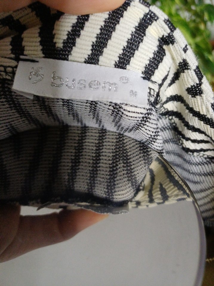 Zebra Desenli Uzun Kadın Ofis Kabanı - Görsel 3