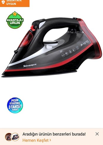 King P746 Steamex Buharli Ütü - Görsel 7