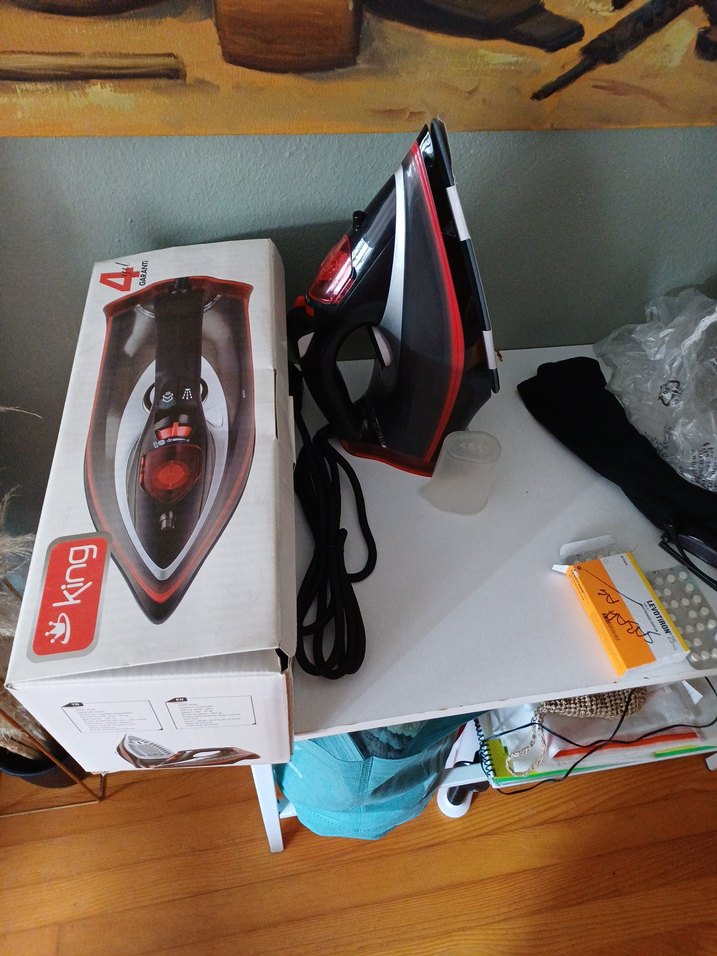 King P746 Steamex Buharli Ütü - Görsel 3