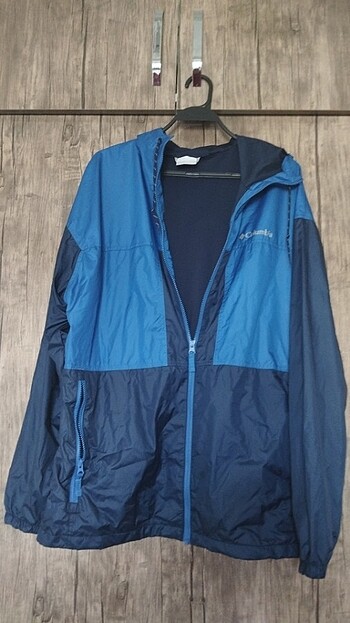 Columbia Unisex Mavi Yağmurluk