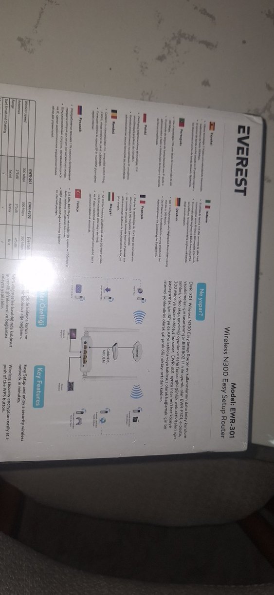Everest Kablosuz N300 Router Beyaz - Görsel 2