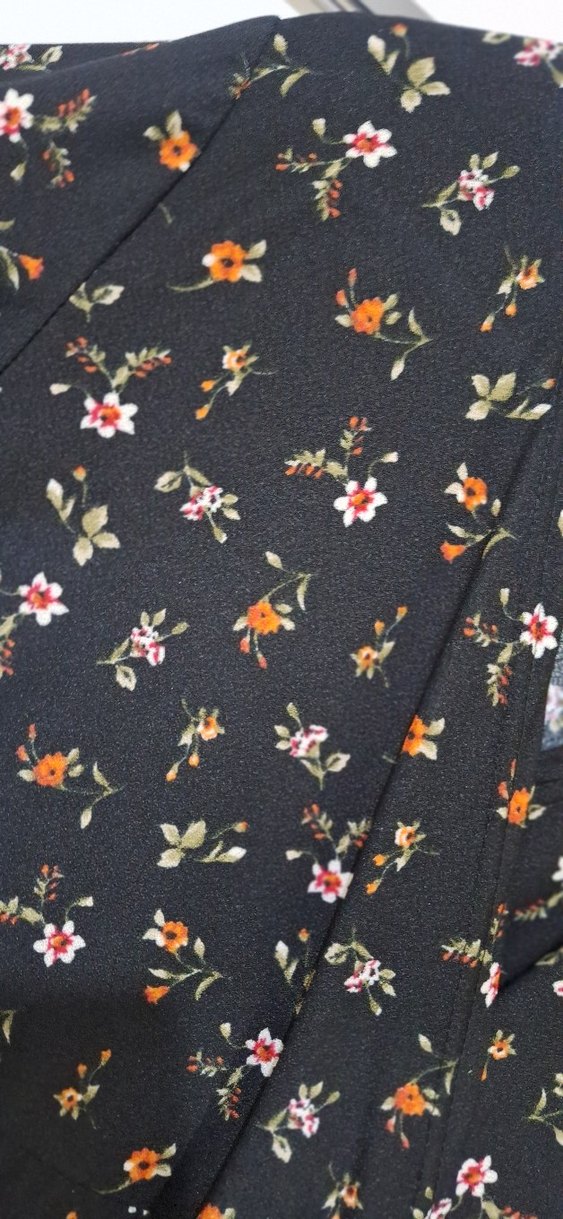 Çiçek Desenli Uzun Kollu Bohem Elbise - Görsel 3