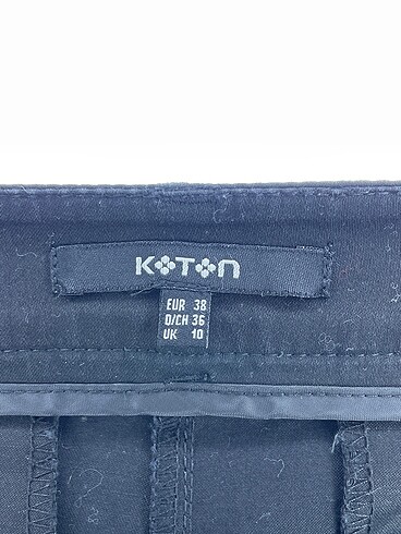 38 Beden siyah Renk Koton Kumaş Pantolon %70 İndirimli.