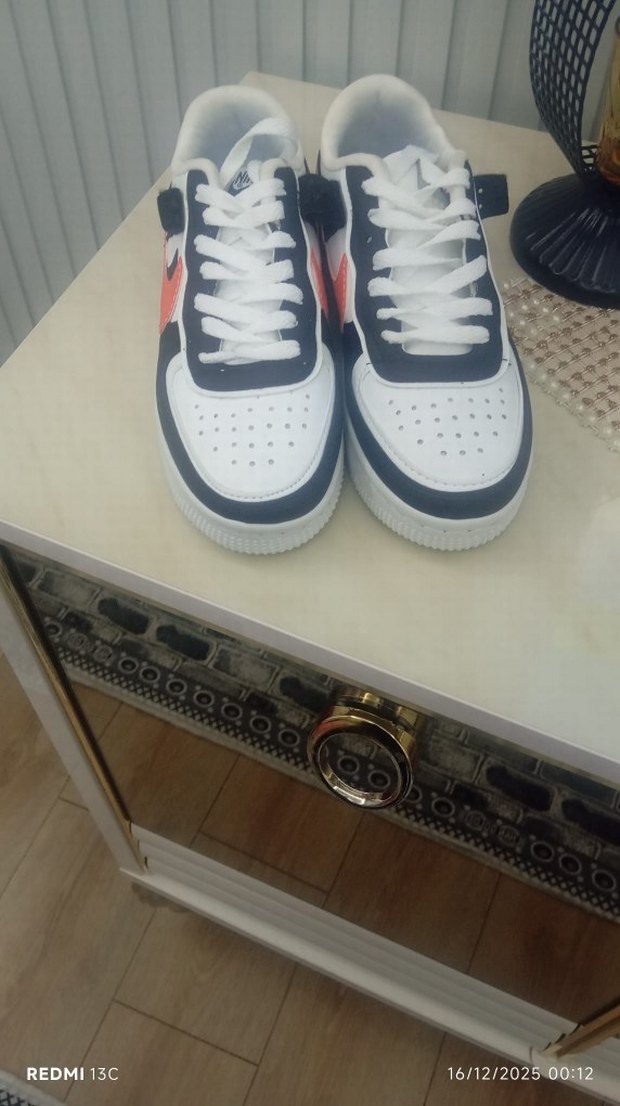 Beyaz Renkli kadın Spor Ayakkabı - Görsel 2