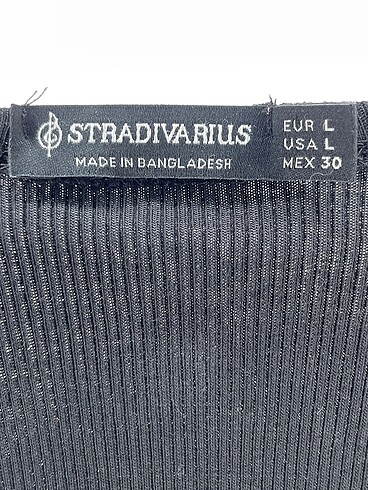 l Beden siyah Renk Stradivarius Bluz %70 İndirimli.