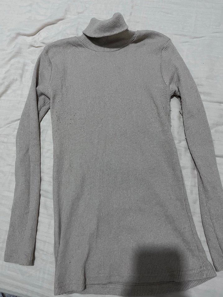 Krem Kadın Balıkçı Yaka İnce Triko - Görsel 2