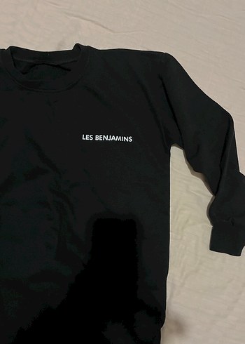 Siyah Erkek uzun Kollu  Sweatshirt - Görsel 3