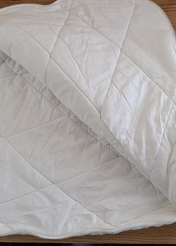 Nakışlı Beyaz Pamuk Çocuk Battaniyesi - Görsel 3