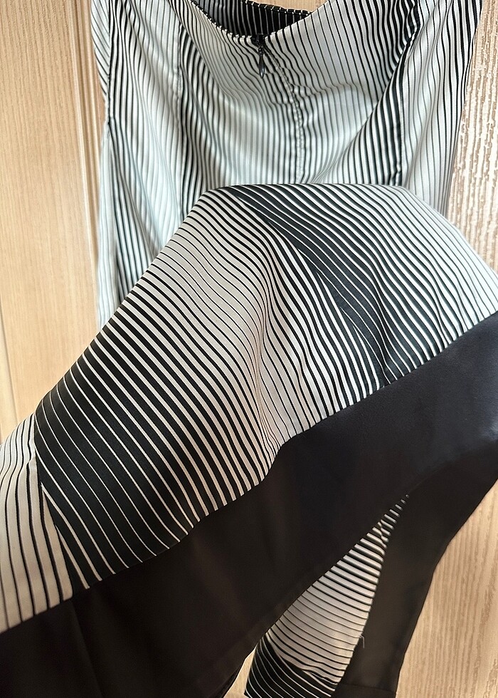 straplez elbise - Görsel 3