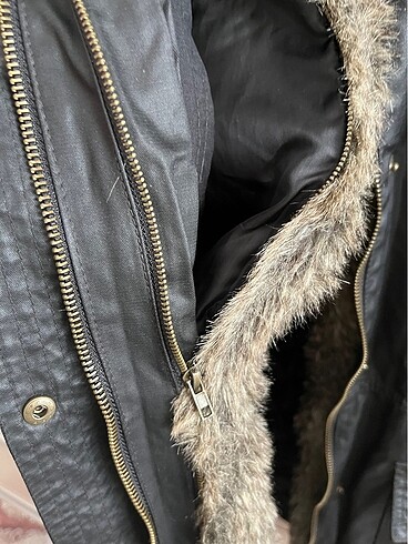 Mango kürklü mont - Görsel 5