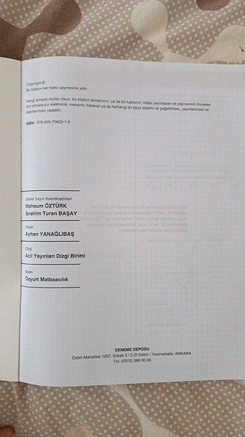 Acil yayınları trigonometri konu denemelerini #yks kitap # yks#