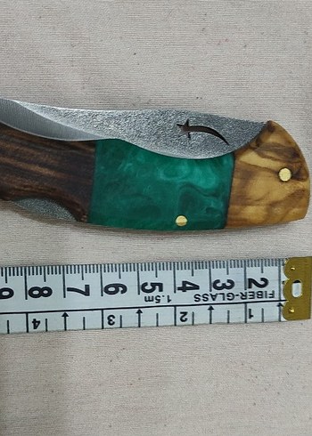 Yeşil Ahşap Saplı Çakı - Görsel 2