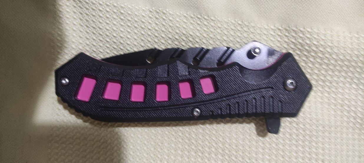 Aln Master Yarı Otomatik Pembe Çakı - Görsel 2