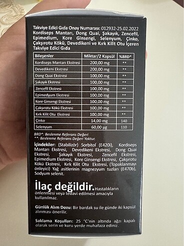 l Beden çeşitli Renk Takviye vitamin