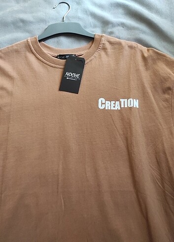 m Beden camel Renk Oversize tişört unisex