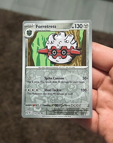 Forretress 110/162 | 2024 Pokemon
